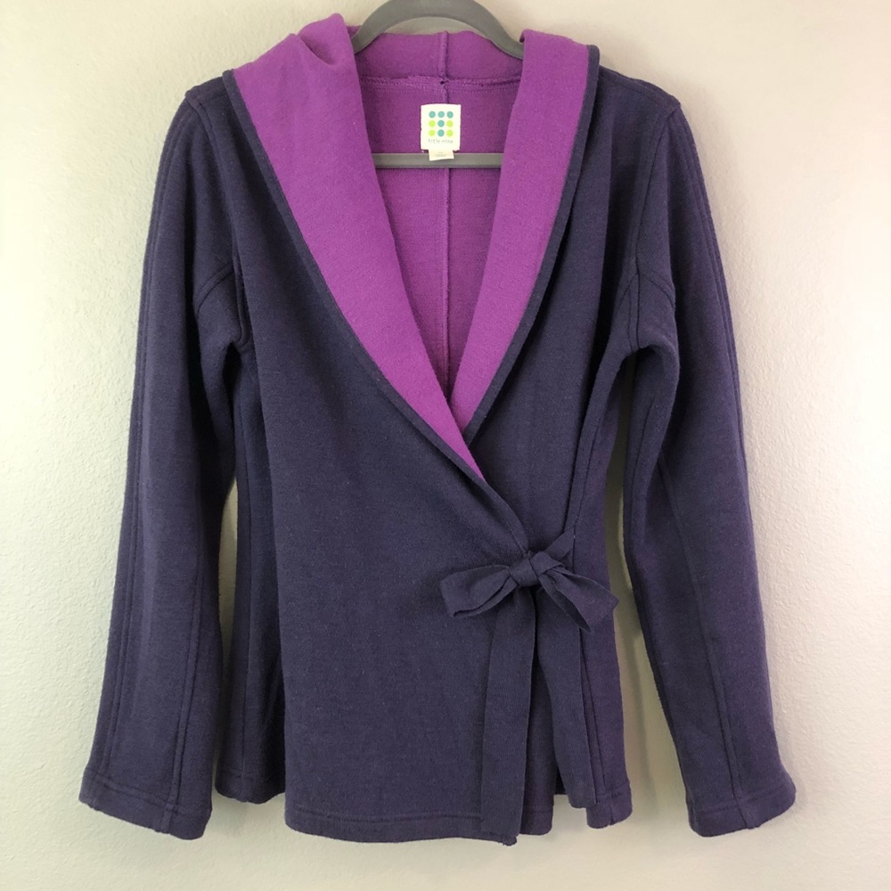 Title Nine M Medium Purple Cardigan